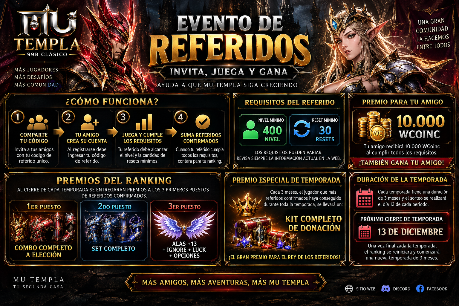 ⚔️Referidos:  El Rey de los Referidos se Define 🏆